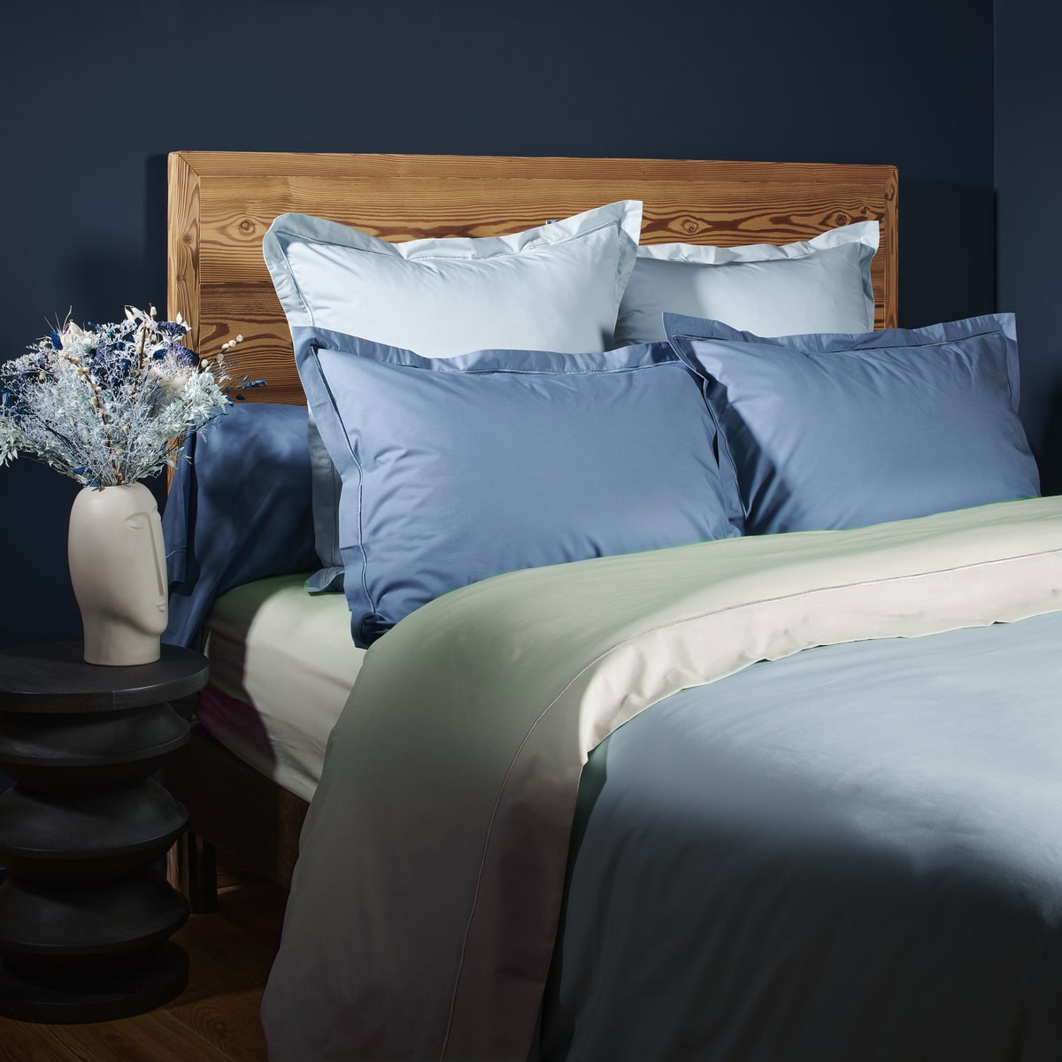 DRAP HOUSSE UNI PERCALE DE COTON Tradition des Vosges